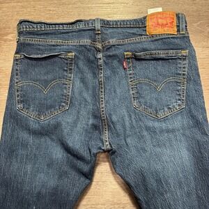 Levis Jeans Mens 36 Blue Denim 505‎ 36x29 Acid Wash Straight Casual Cotton Adult